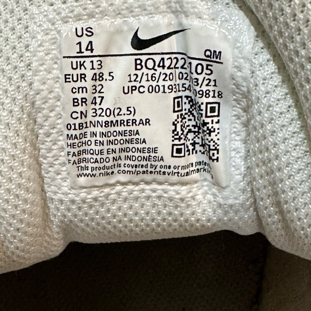 Nike Court Royale - Size 14 Gently worn a few times - Picture 10 of 10